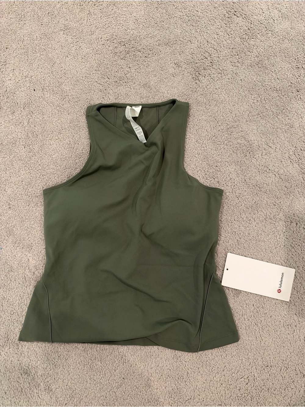 NWT lululemon Align Mini V-Neck Tank - willow leaf